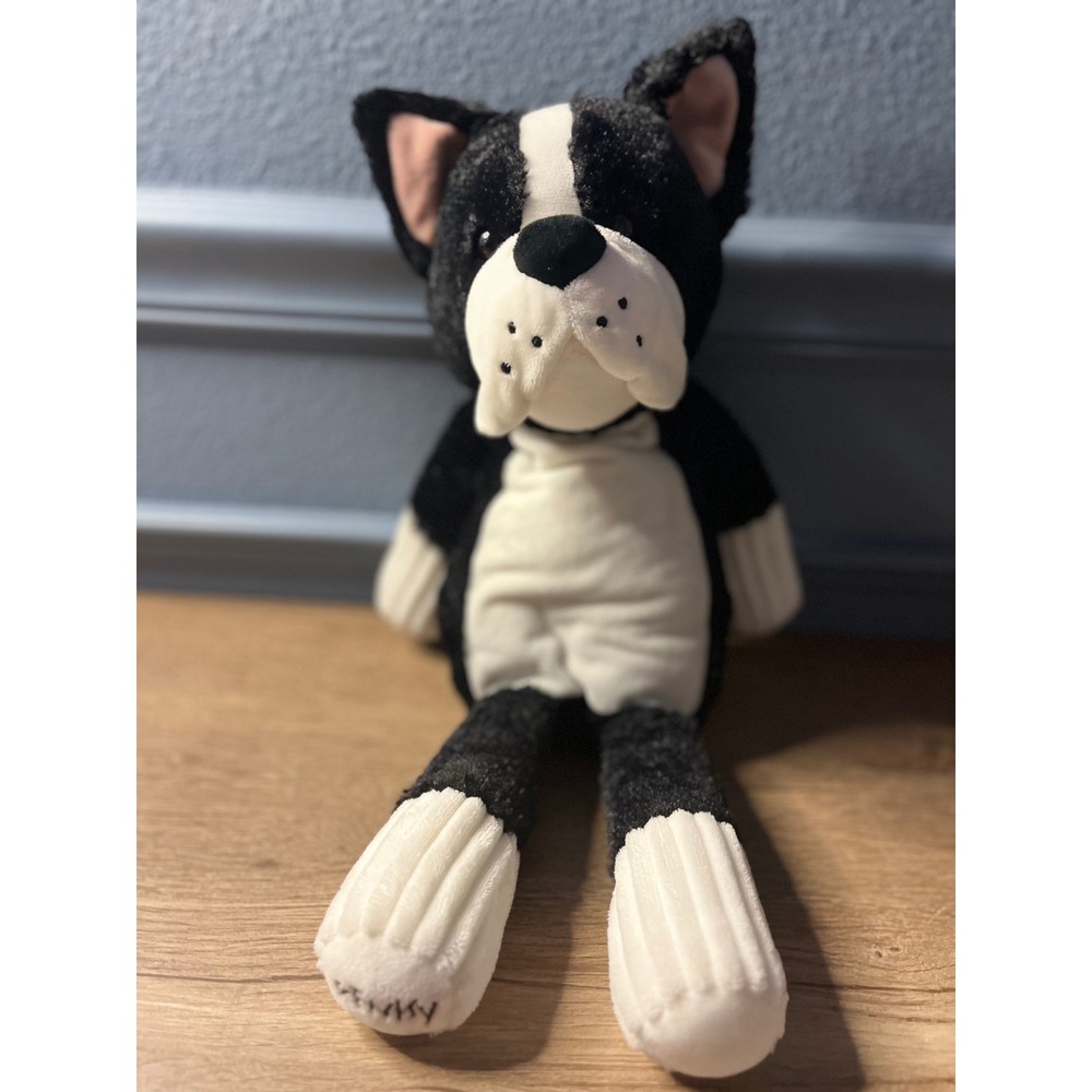 Scentsy Buddy Black White French Bull Dog Plush Stuffed Animal Toy Kid